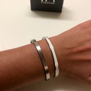 Steel Enamel Bangles — NEVER WORN